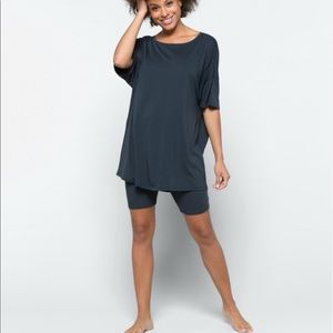 Tara Sleep & Lounge Biker Short Set. Never Worn 50%Modal 50%Cotton